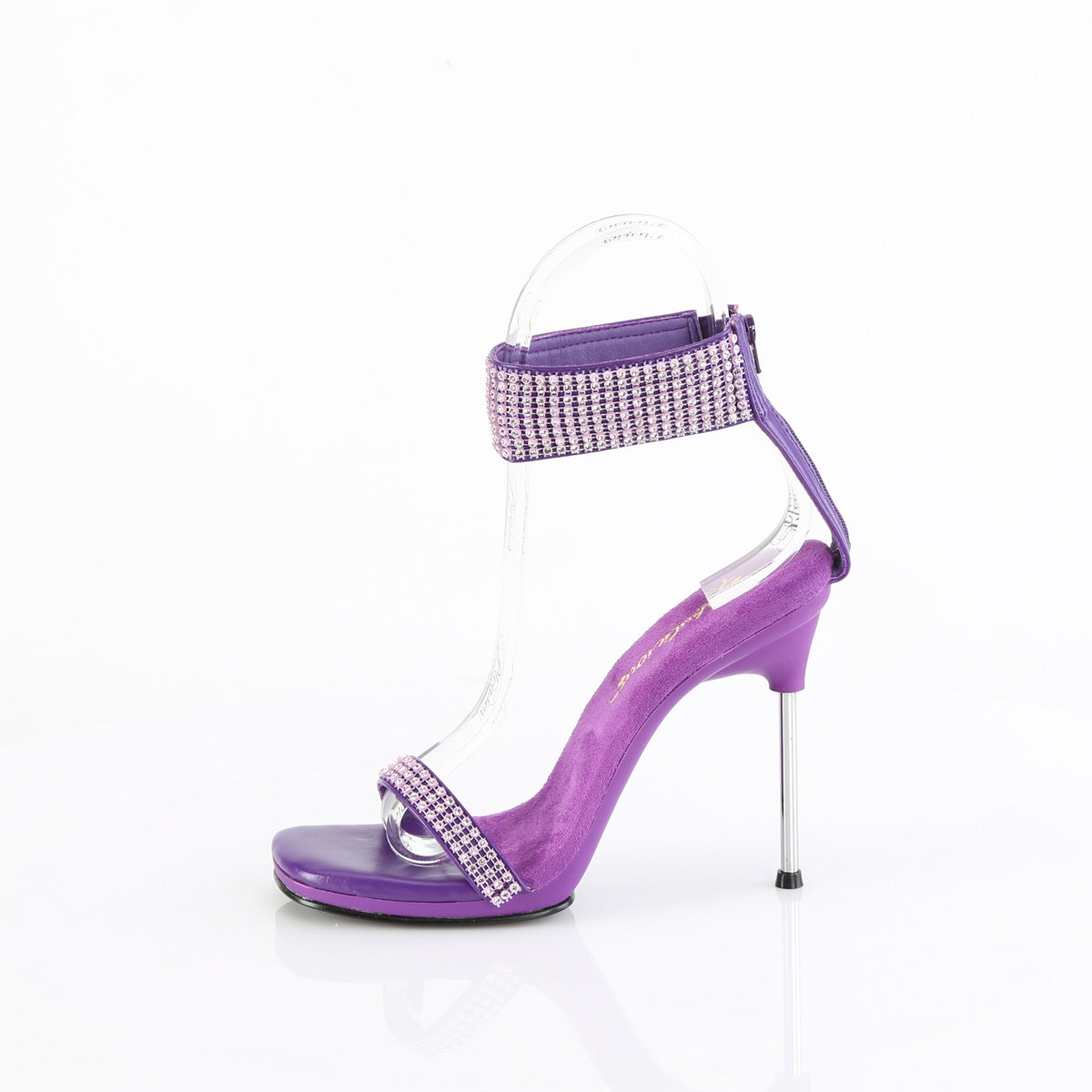 Fabulicious Women's Shoes CHIC-40 Purple Faux Leather-RS/Purple