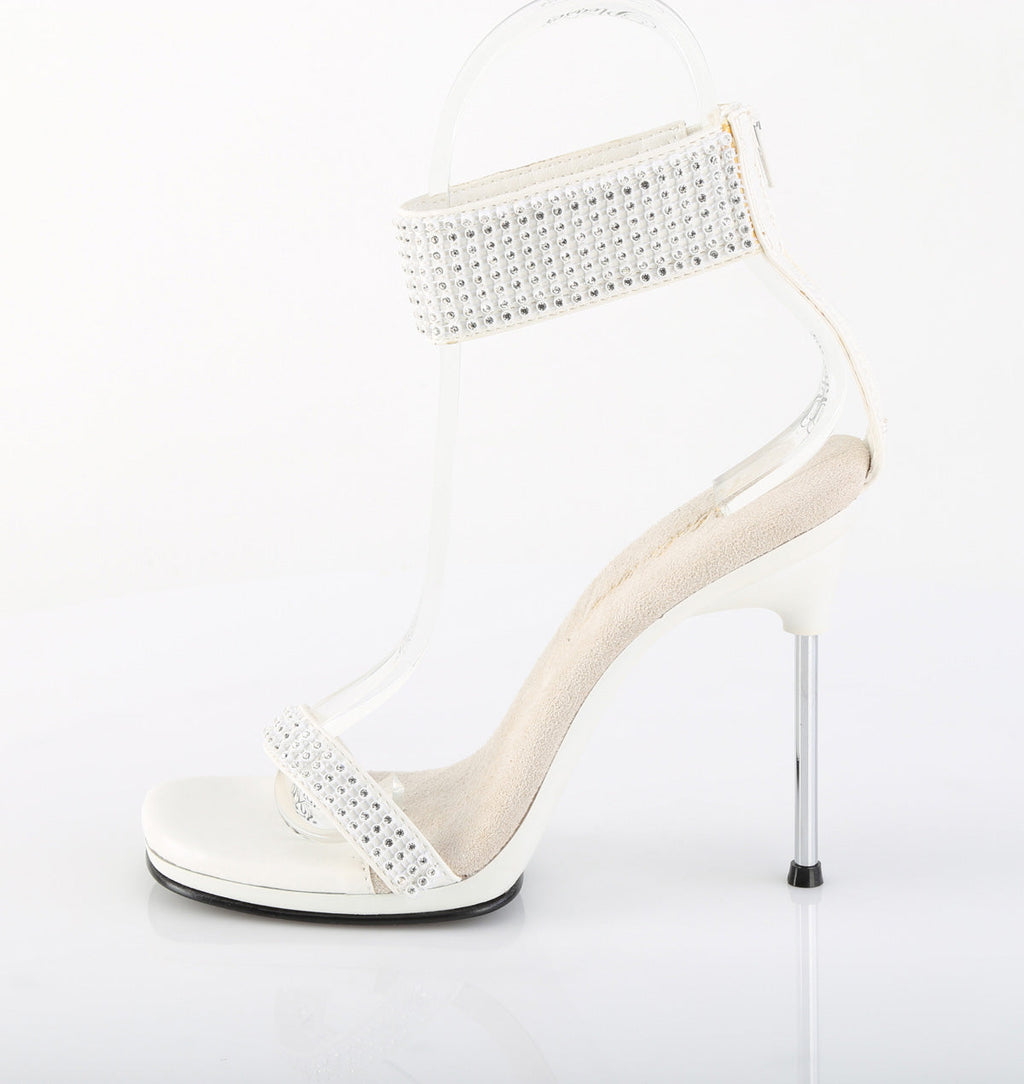 Fabulicious Women's Shoes CHIC-40 Wht Faux Leather-RS/Wht