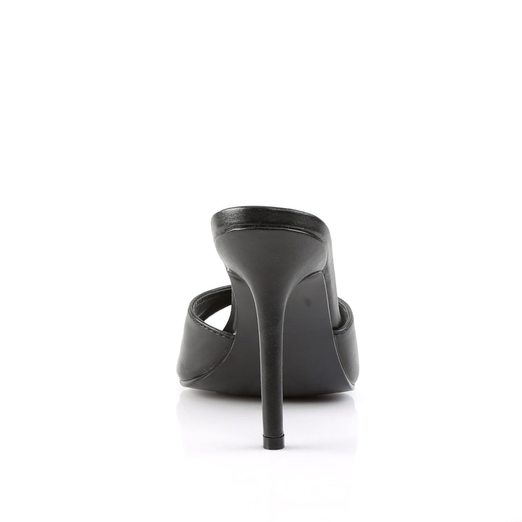 Pleaser Womens Pumps CLASSIQUE-01 Blk Kid Pu