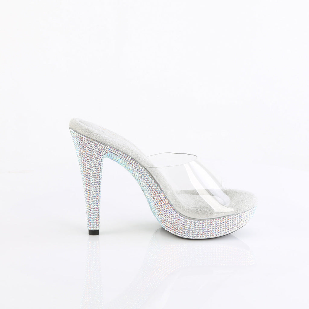 Fabulicious Womens Sandals COCKTAIL-501DM Clr/Slv Multi RS