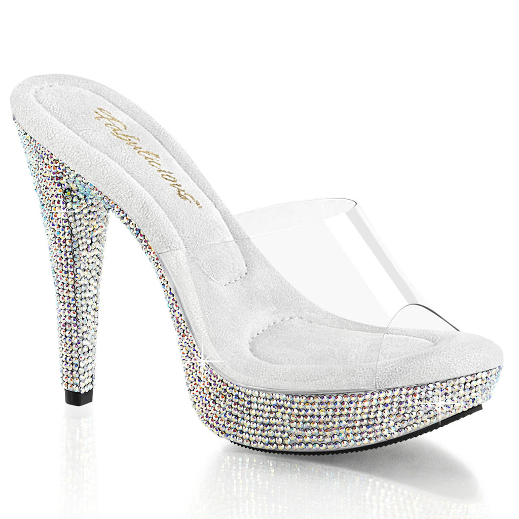 Fabulicious Womens Sandals COCKTAIL-501DM Clr/Slv Multi RS