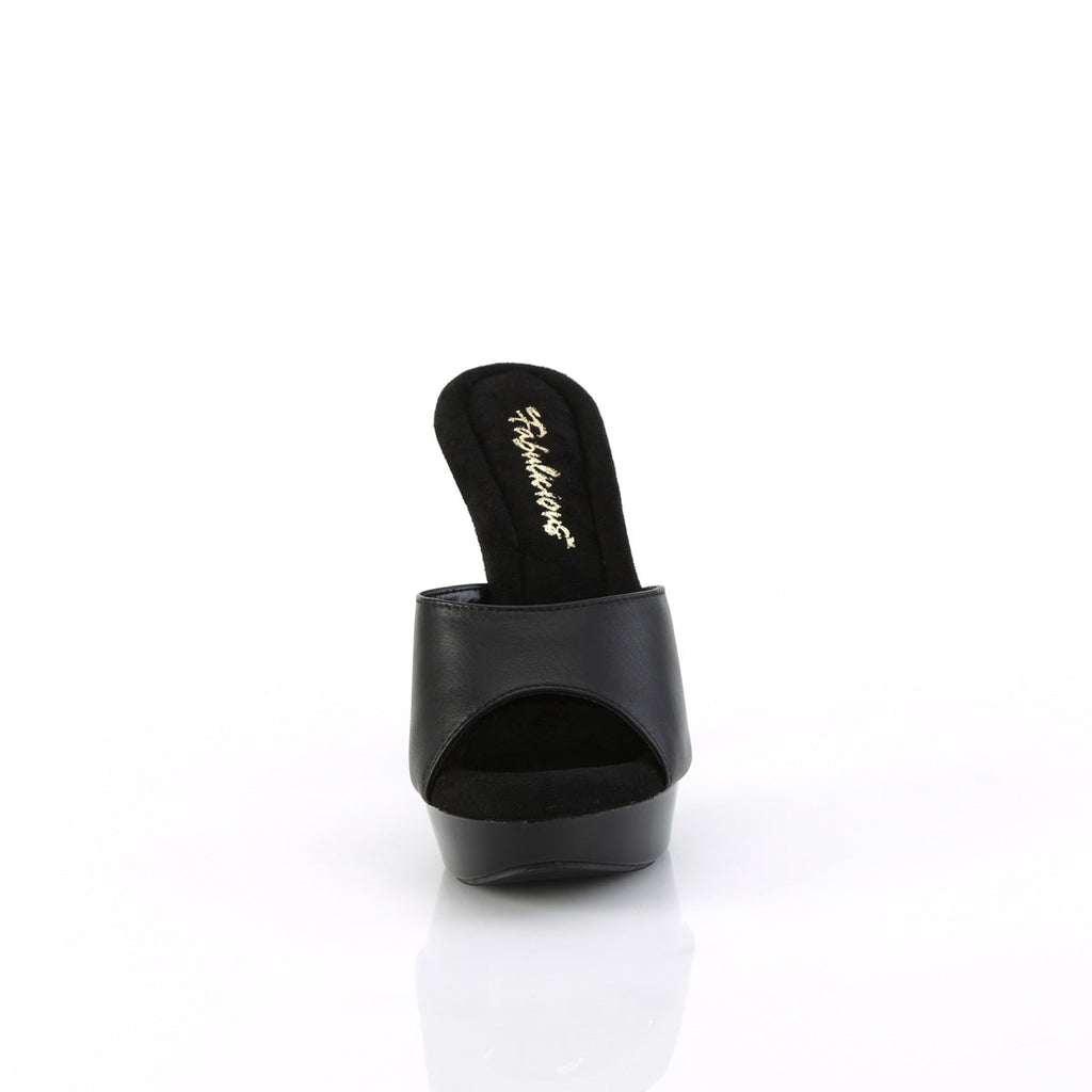Fabulicious Womens Sandals COCKTAIL-501L Blk Leather/Blk