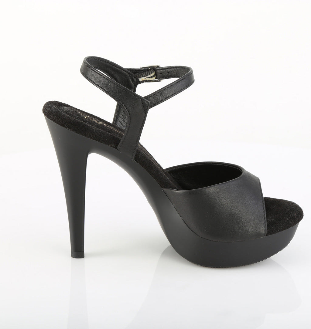 Fabulicious Women's Shoes COCKTAIL-509 Blk Faux Leather/Blk Matte
