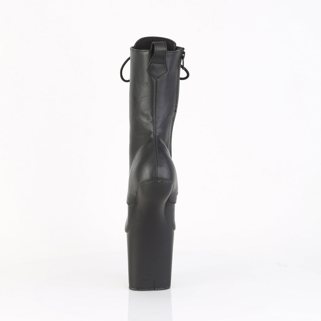 Pleaser Women's Platform Shoes CRAZE-1040 Blk Faux Leather/Blk Matte