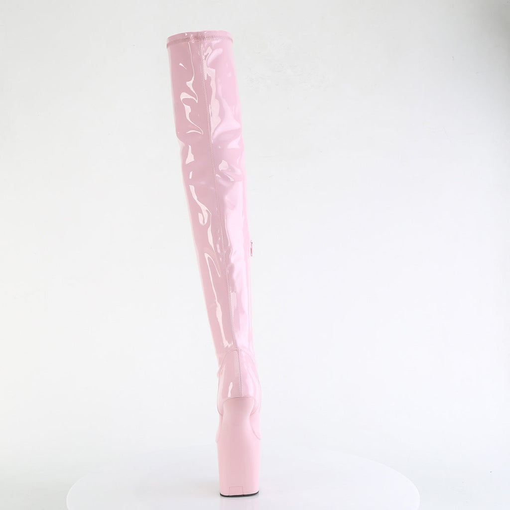 Pleaser  Boots CRAZE-3000 B. Pink Str. Pat/B. Pink