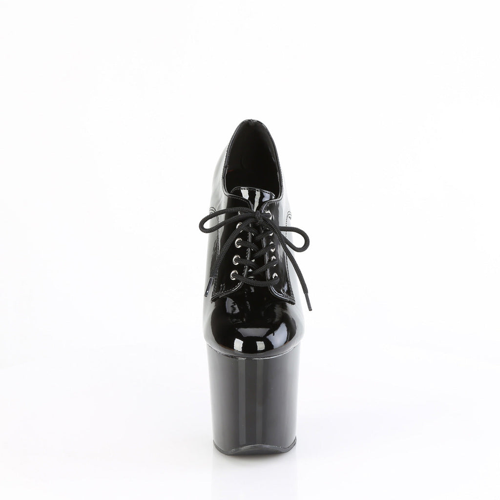 Pleaser  Sandals CRAZE-860 Blk Pat/Blk