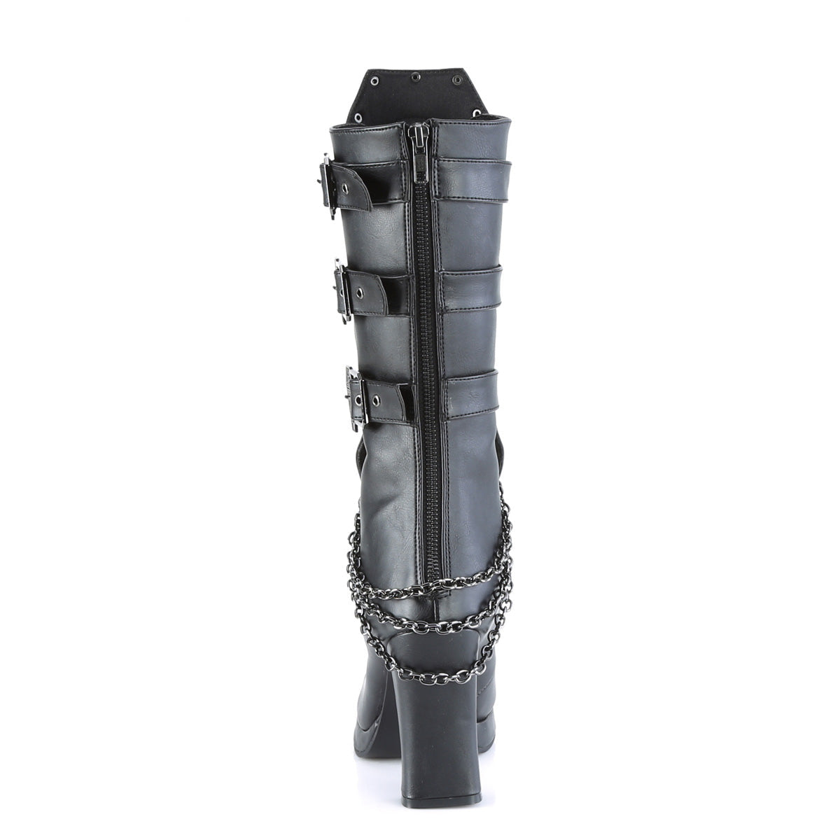 DemoniaCult  Boots CRYPTO-67 Blk Vegan Leather