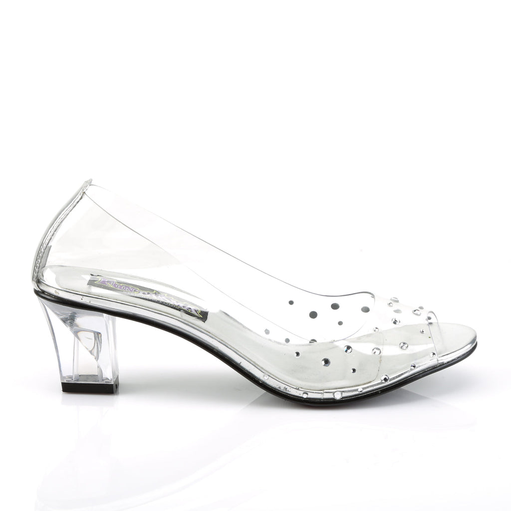 Funtasma Womens Pumps CRYSTAL-100 Clr Lucite