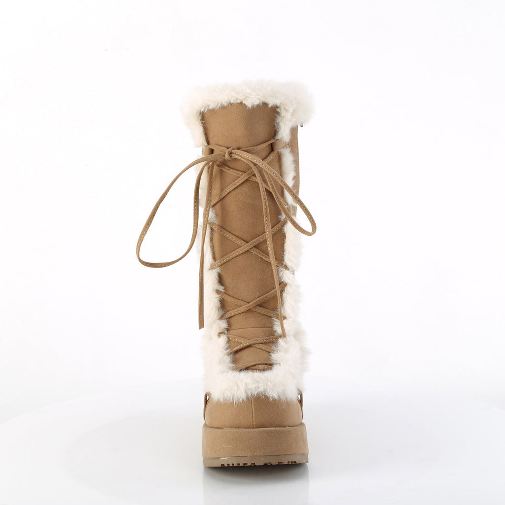 DemoniaCult   CUBBY-311 Camel Vegan Suede