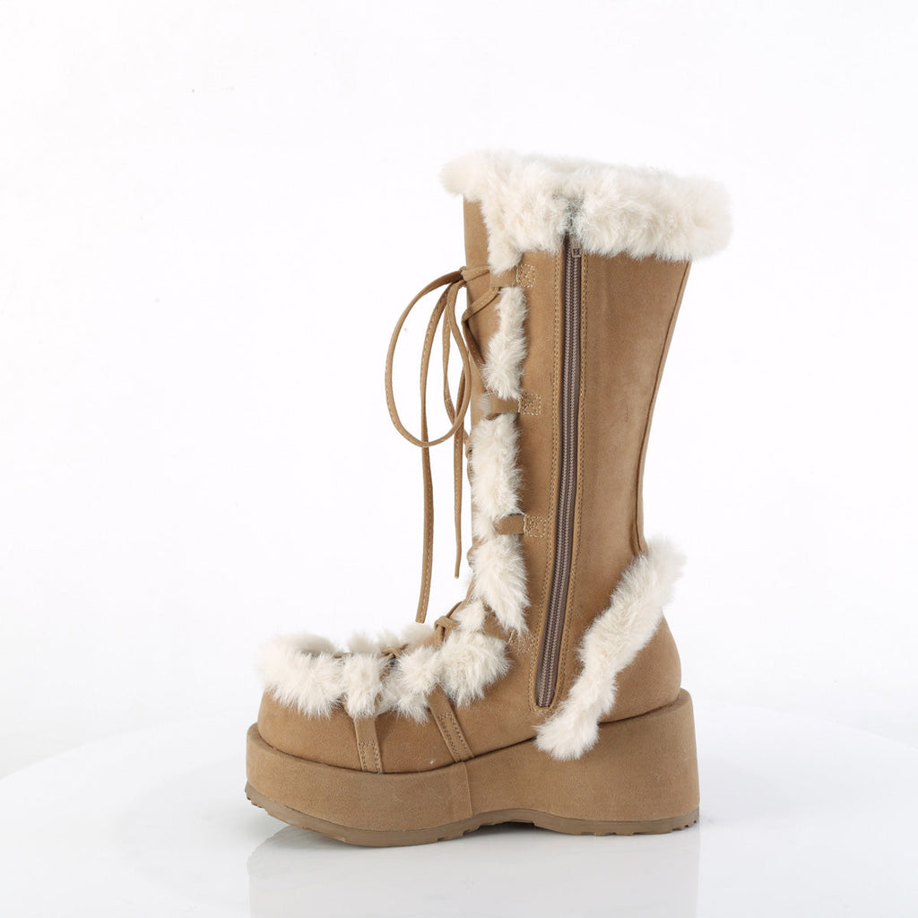 DemoniaCult   CUBBY-311 Camel Vegan Suede