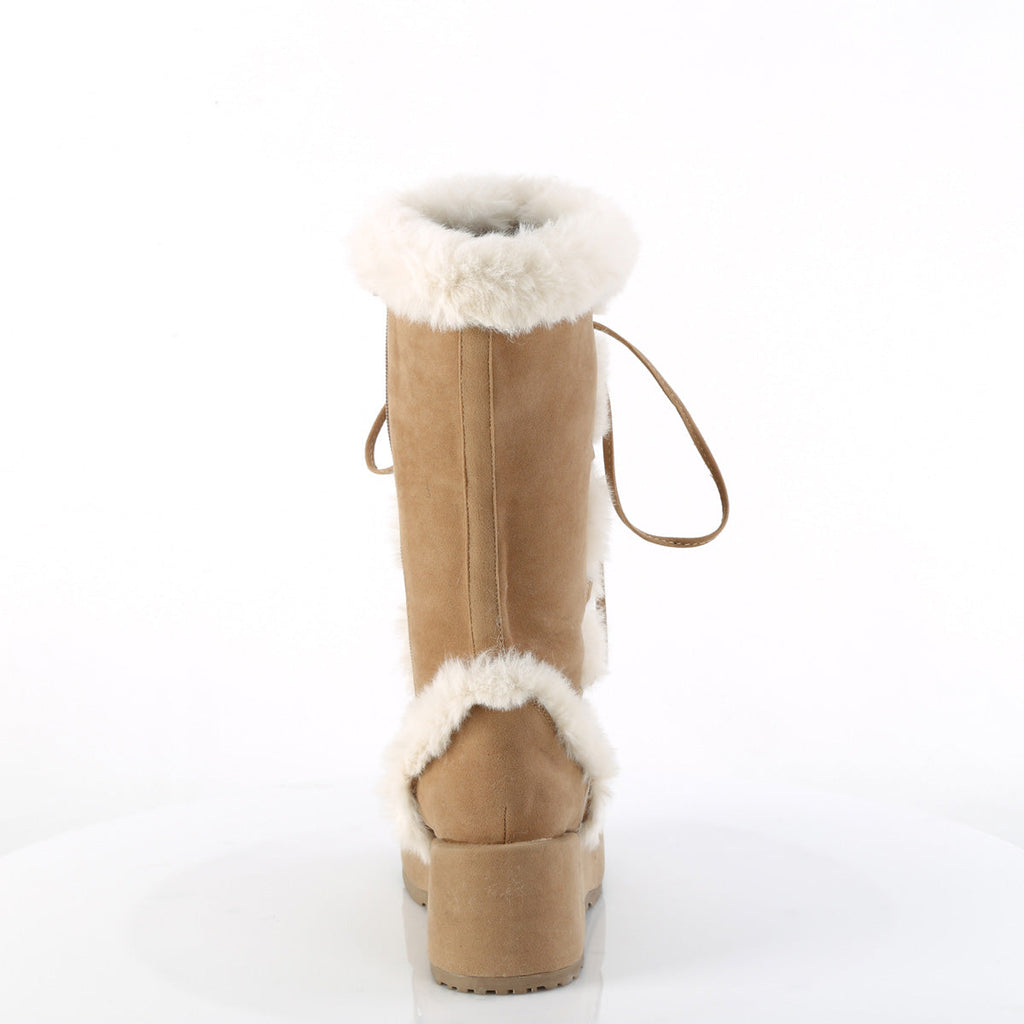 DemoniaCult   CUBBY-311 Camel Vegan Suede