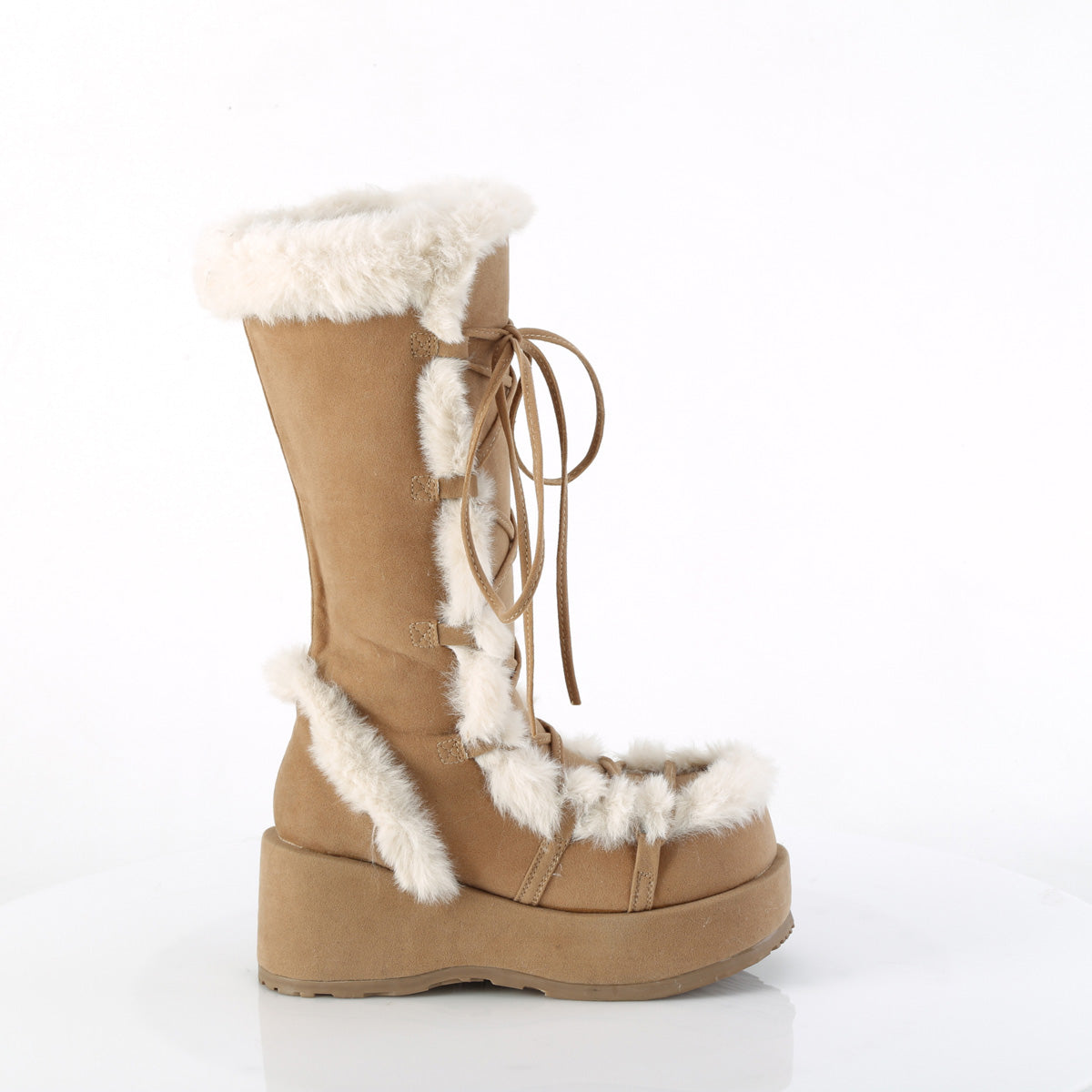 DemoniaCult   CUBBY-311 Camel Vegan Suede