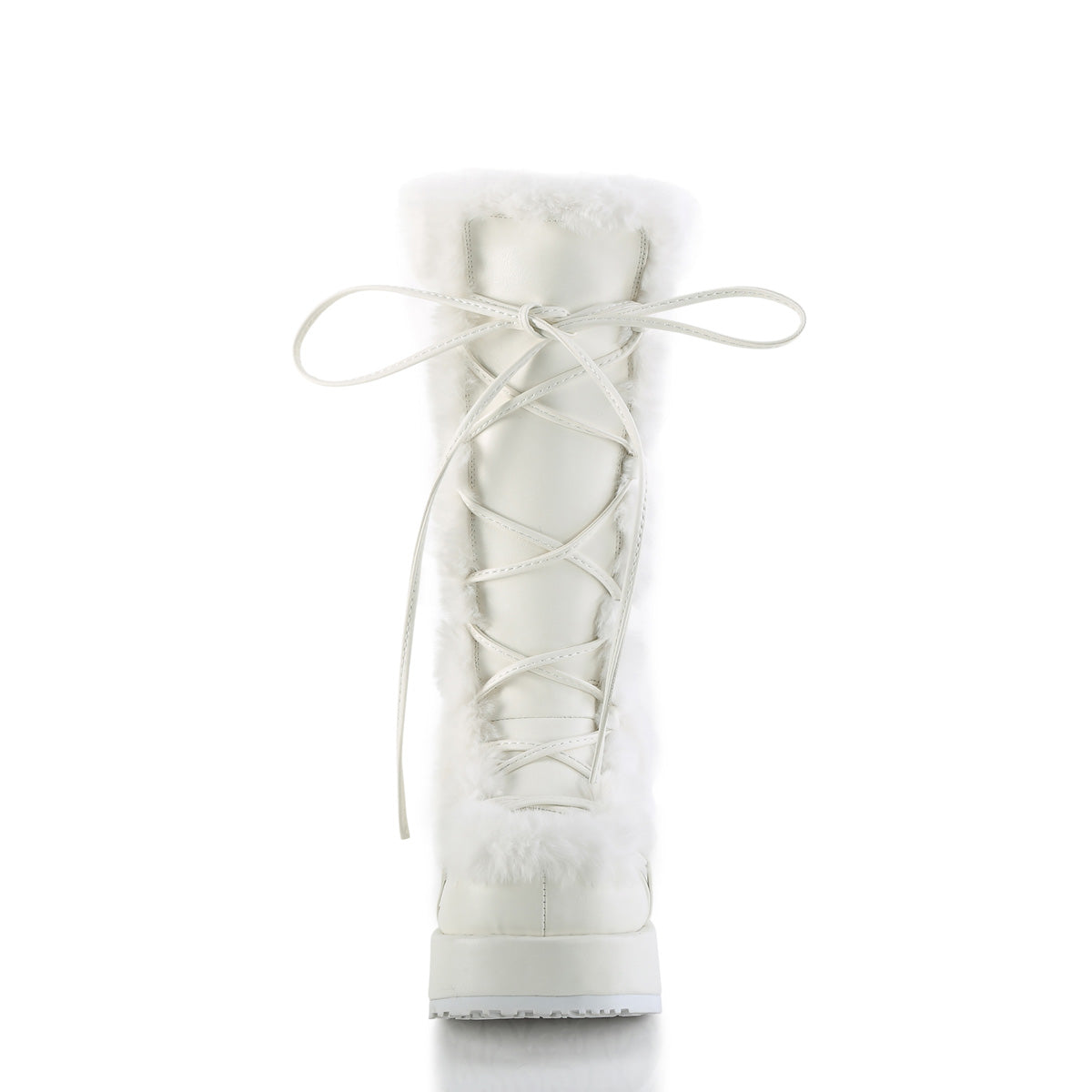 DemoniaCult   CUBBY-311 Wht Vegan Leather