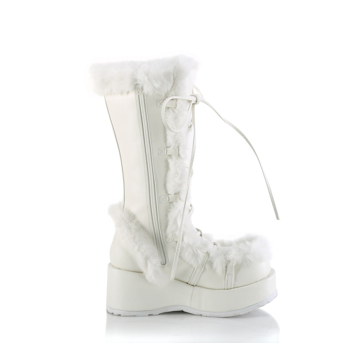 DemoniaCult   CUBBY-311 Wht Vegan Leather