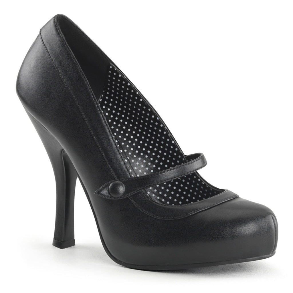 Pin Up Couture Womens Pumps CUTIEPIE-02 Blk Pu