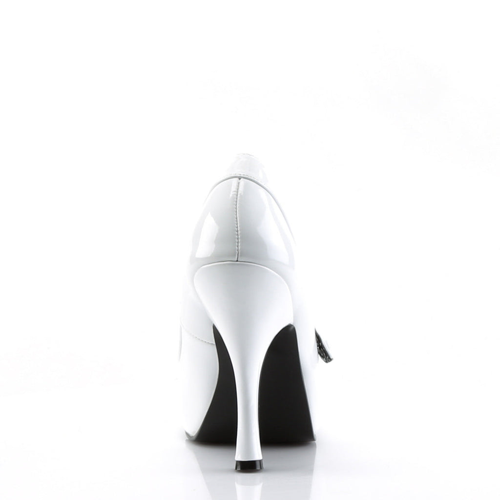 Pin Up Couture Womens Pumps CUTIEPIE-02 Wht Pat