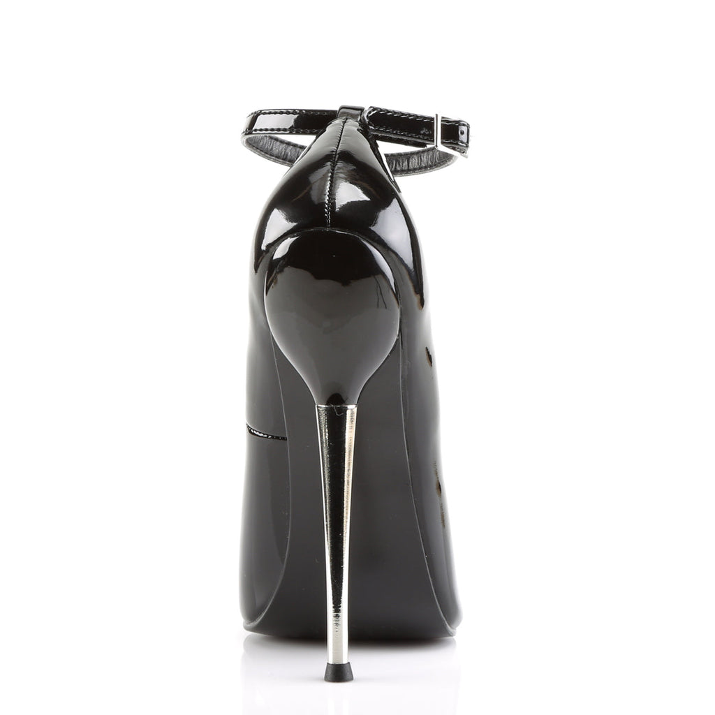 Devious Womens Pumps DAGGER-12 Blk Pat