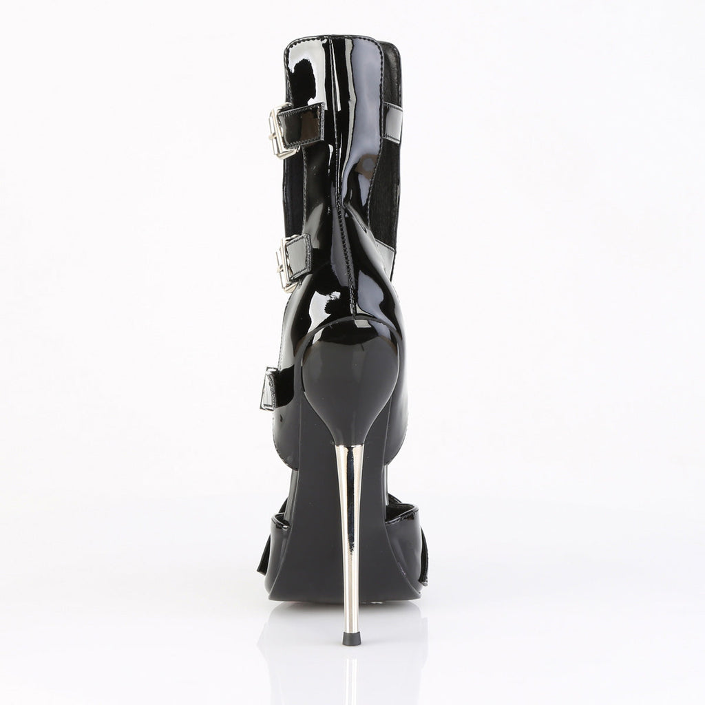 Devious Women's Single Soles DAGGER-15 Blk Pat