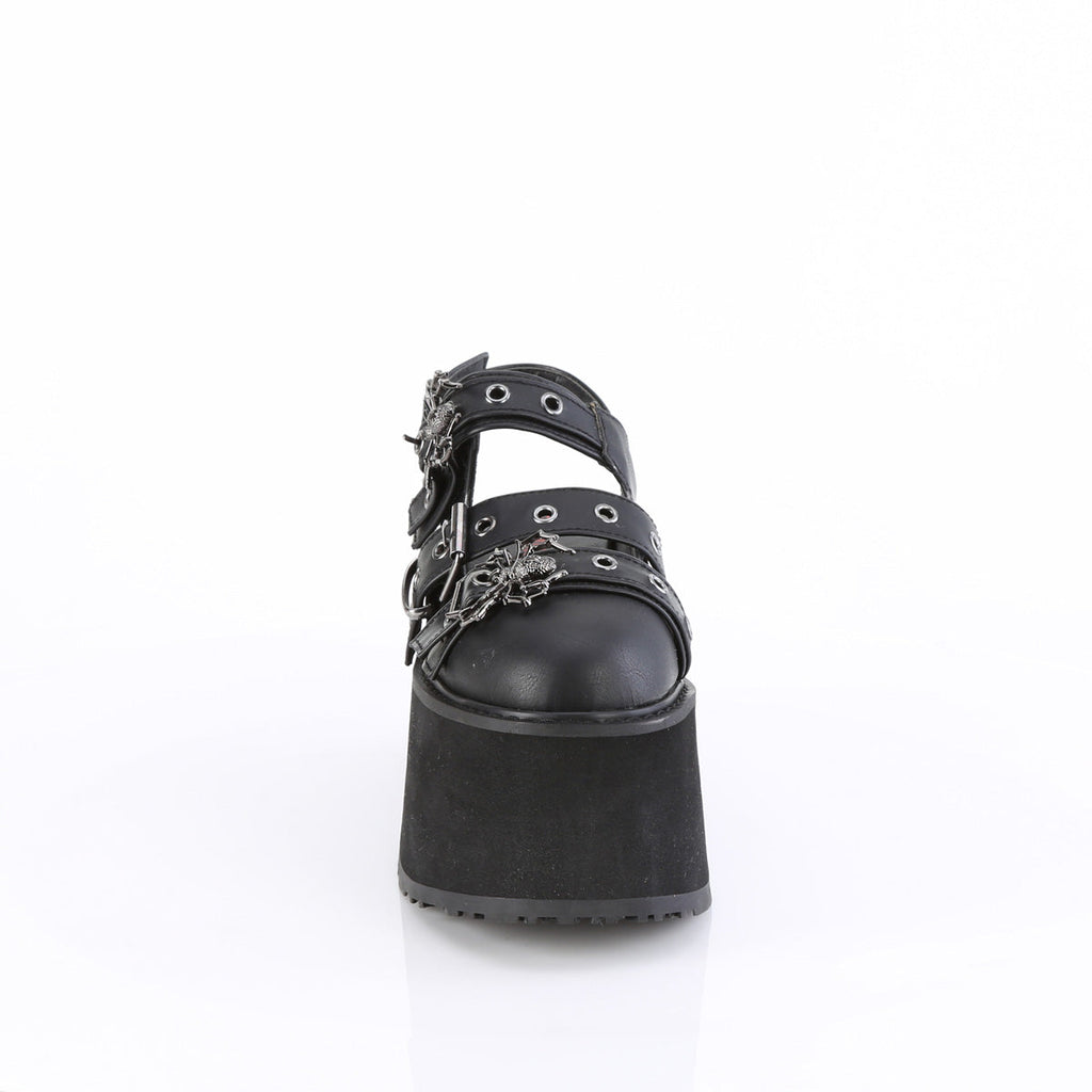 DemoniaCult   DAMNED-27 Blk Vegan Leather