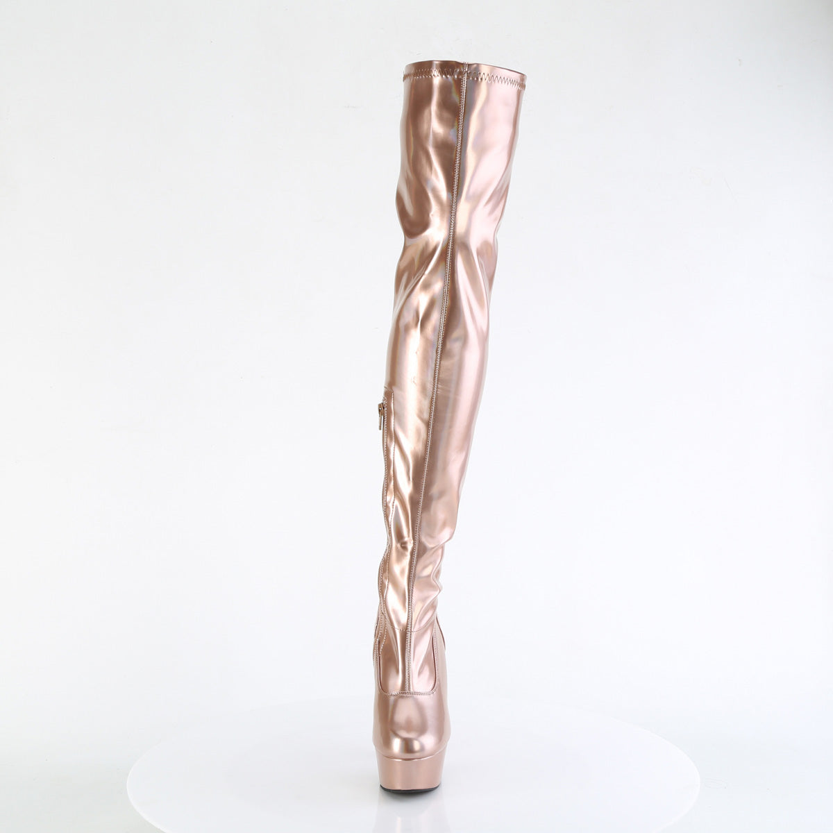 Pleaser   DELIGHT-3000HWR Rose Gold Hologram Pu/M