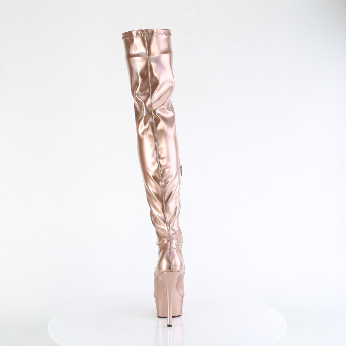 Pleaser   DELIGHT-3000HWR Rose Gold Hologram Pu/M