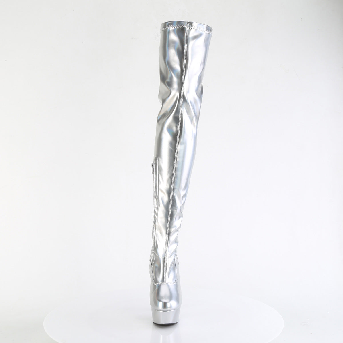 Pleaser   DELIGHT-3000HWR Slv Hologram Pu/M