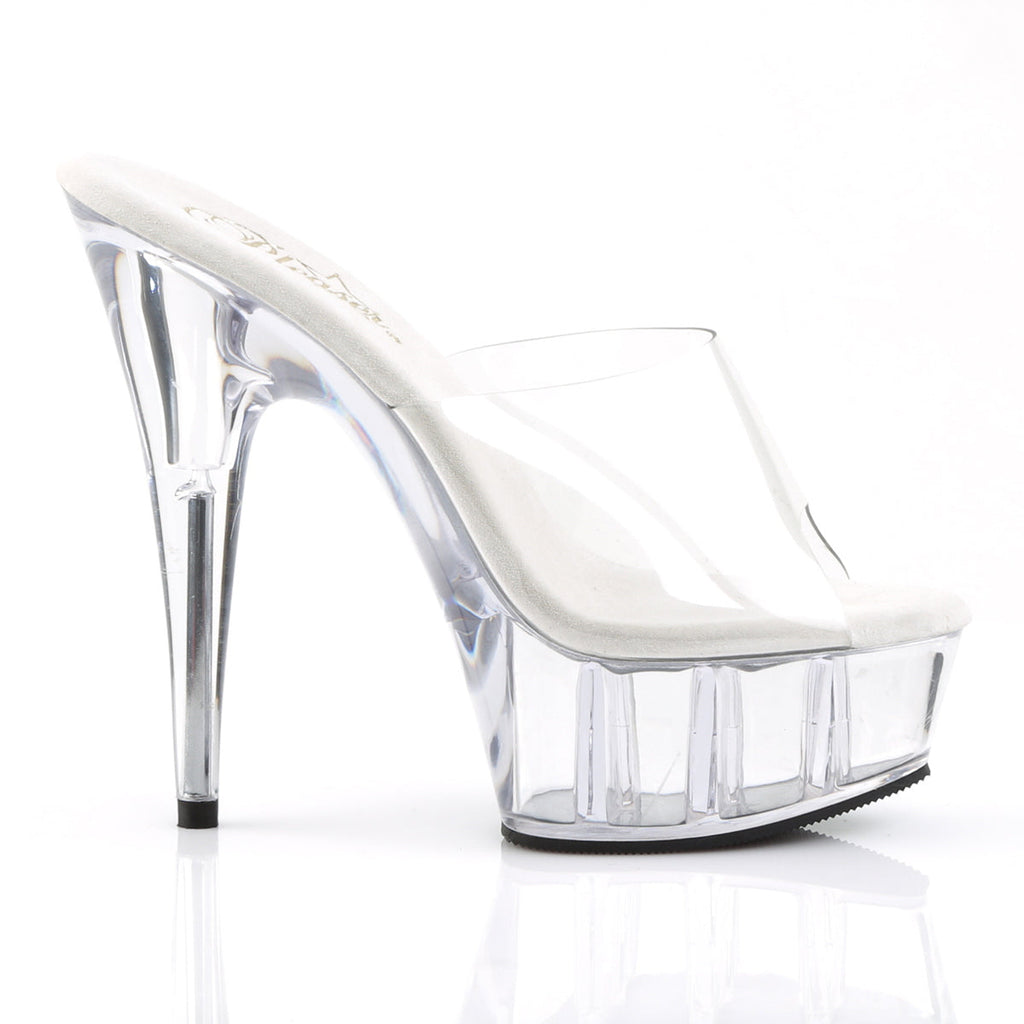 Pleaser Womens Sandals DELIGHT-601 Clr/Clr