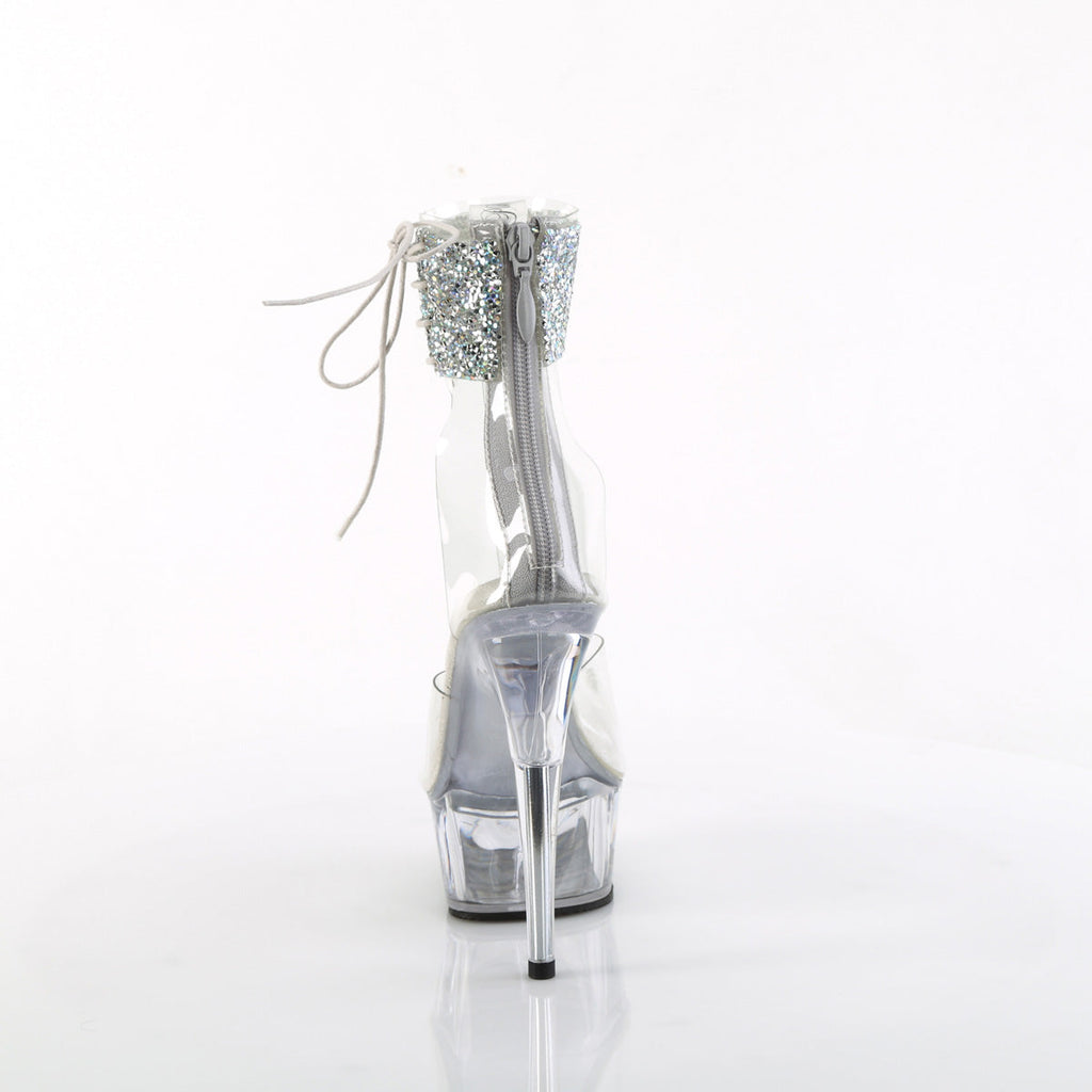 Pleaser   DELIGHT-624RS-02 Clr-Slv AB RS/Clr