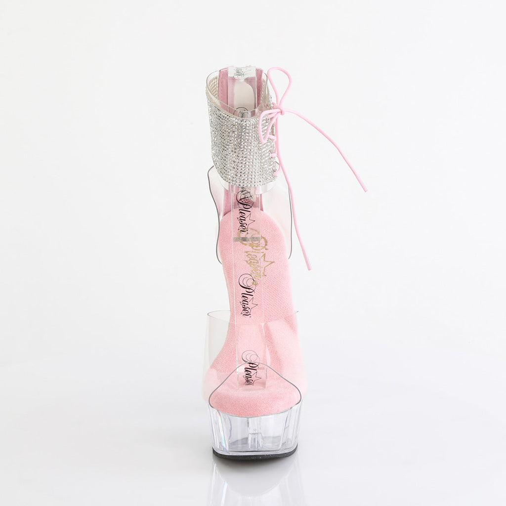 Pleaser   DELIGHT-624RS Clr-B. Pink/Clr