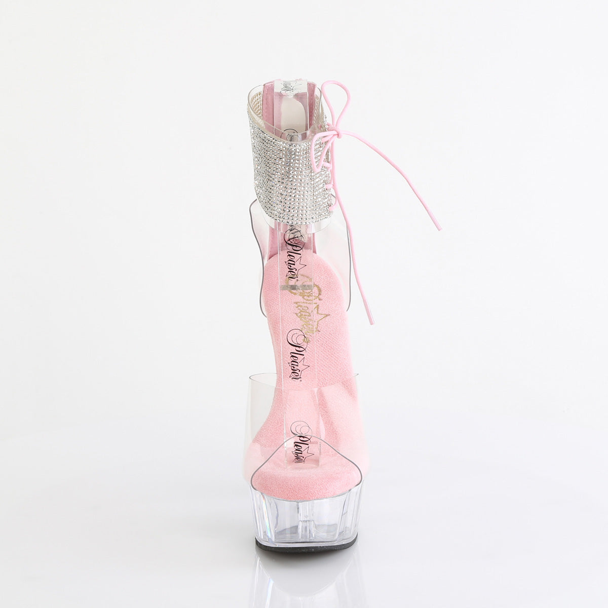 Pleaser   DELIGHT-624RS Clr-B. Pink/Clr