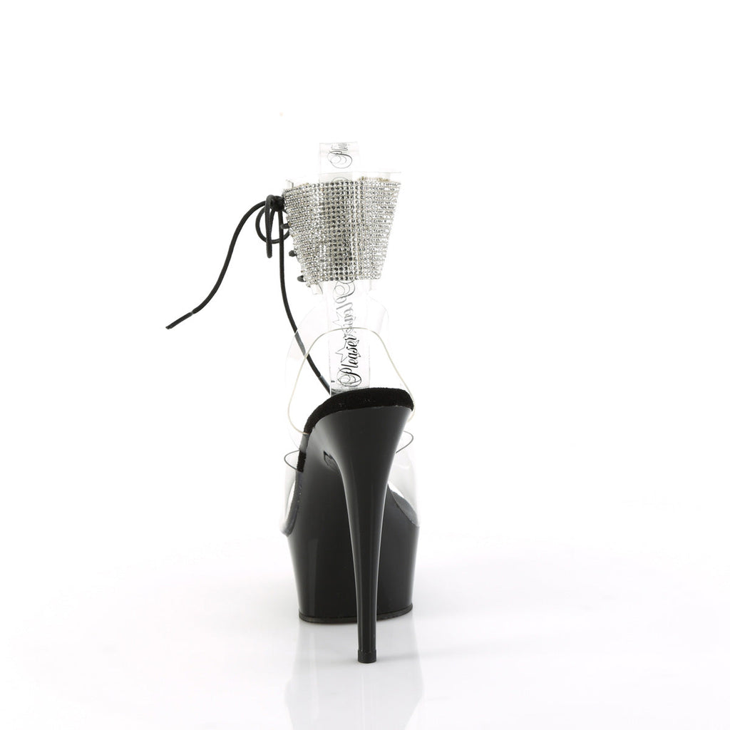 Pleaser   DELIGHT-691-2RS Clr/Blk