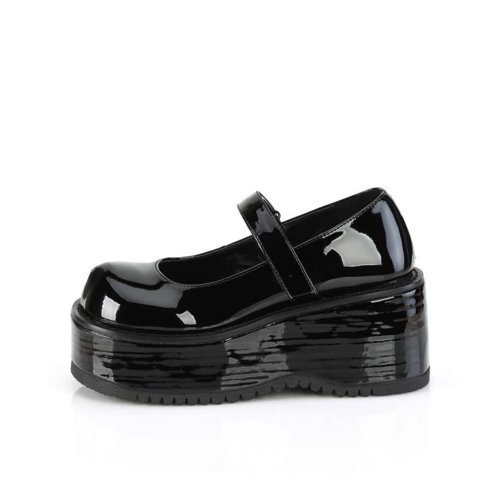 DemoniaCult  Pumps DOLLIE-01 Blk Patent