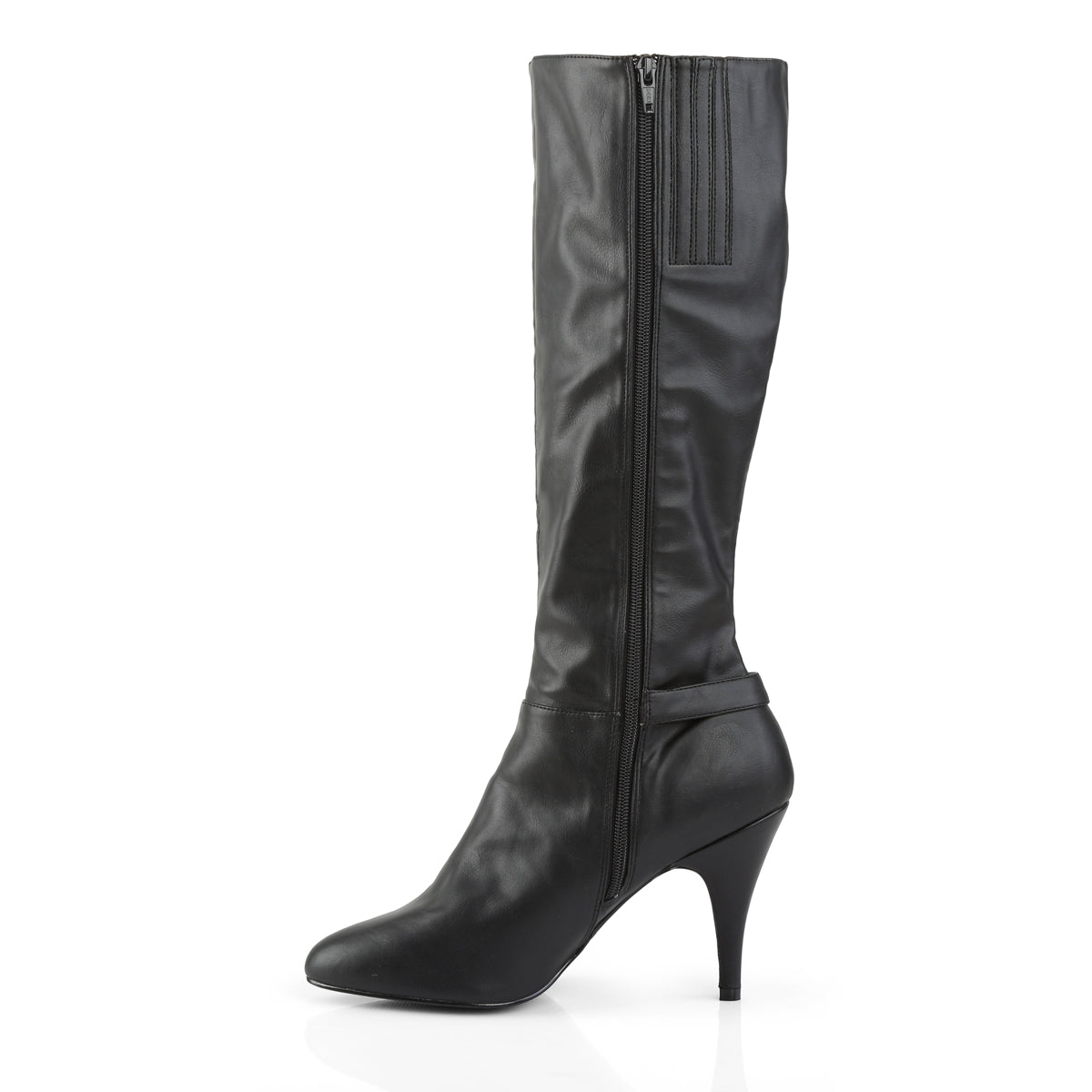 Pleaser Pink Label Womens Boots DREAM-2030 Blk Faux Leather