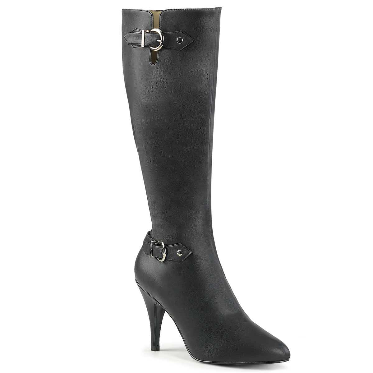 Pleaser Pink Label Womens Boots DREAM-2030 Blk Faux Leather