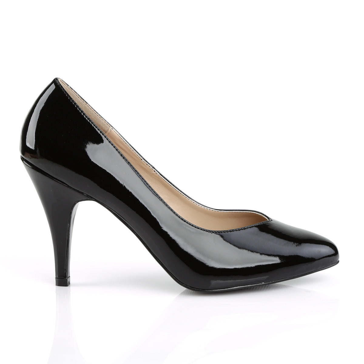 Pleaser Pink Label Womens Pumps DREAM-420 Blk Pat