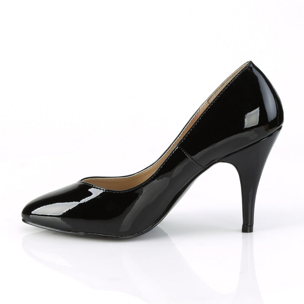 Pleaser Pink Label Womens Pumps DREAM-420W Blk Pat
