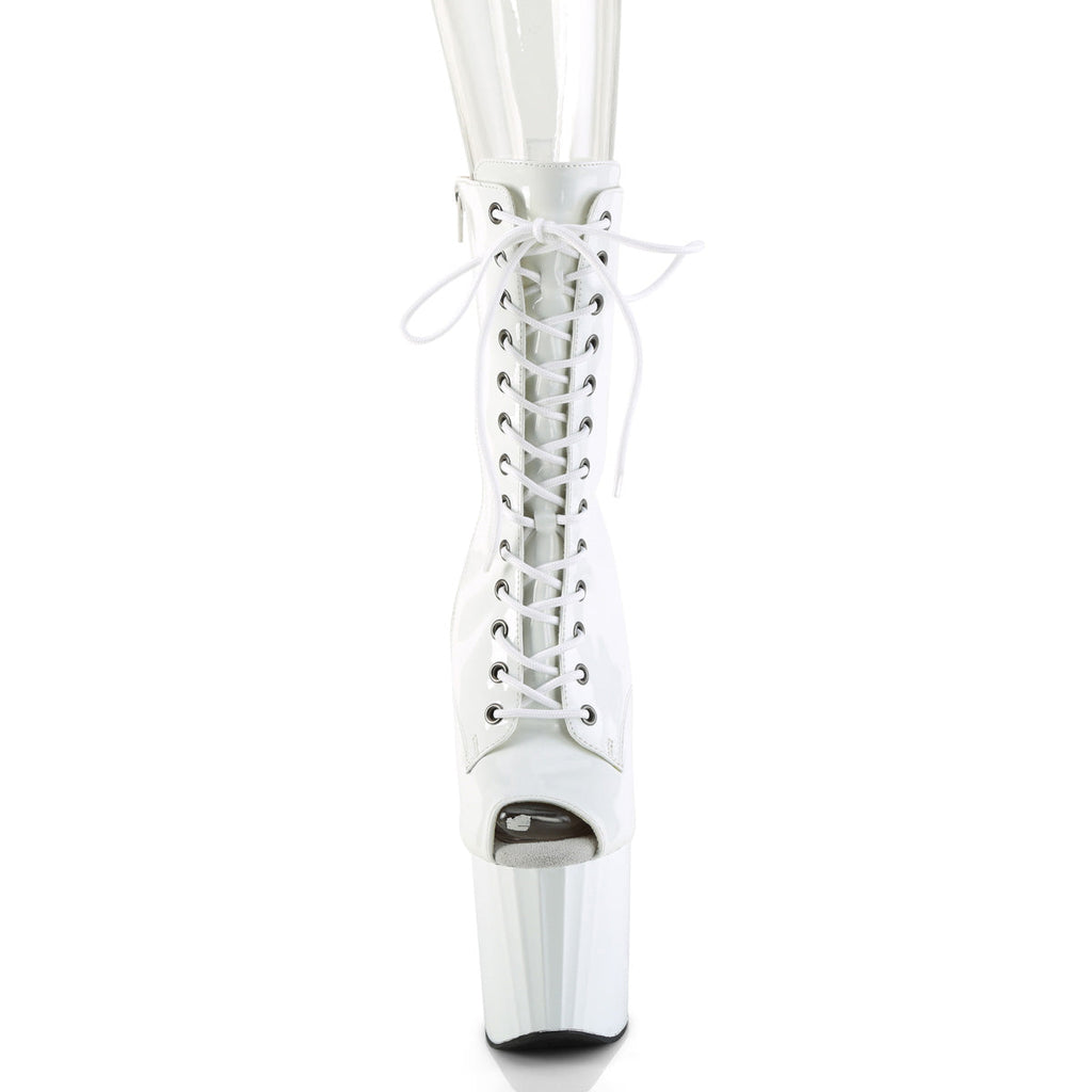 Pleaser   ENCHANT-1041 Wht Pat/Wht