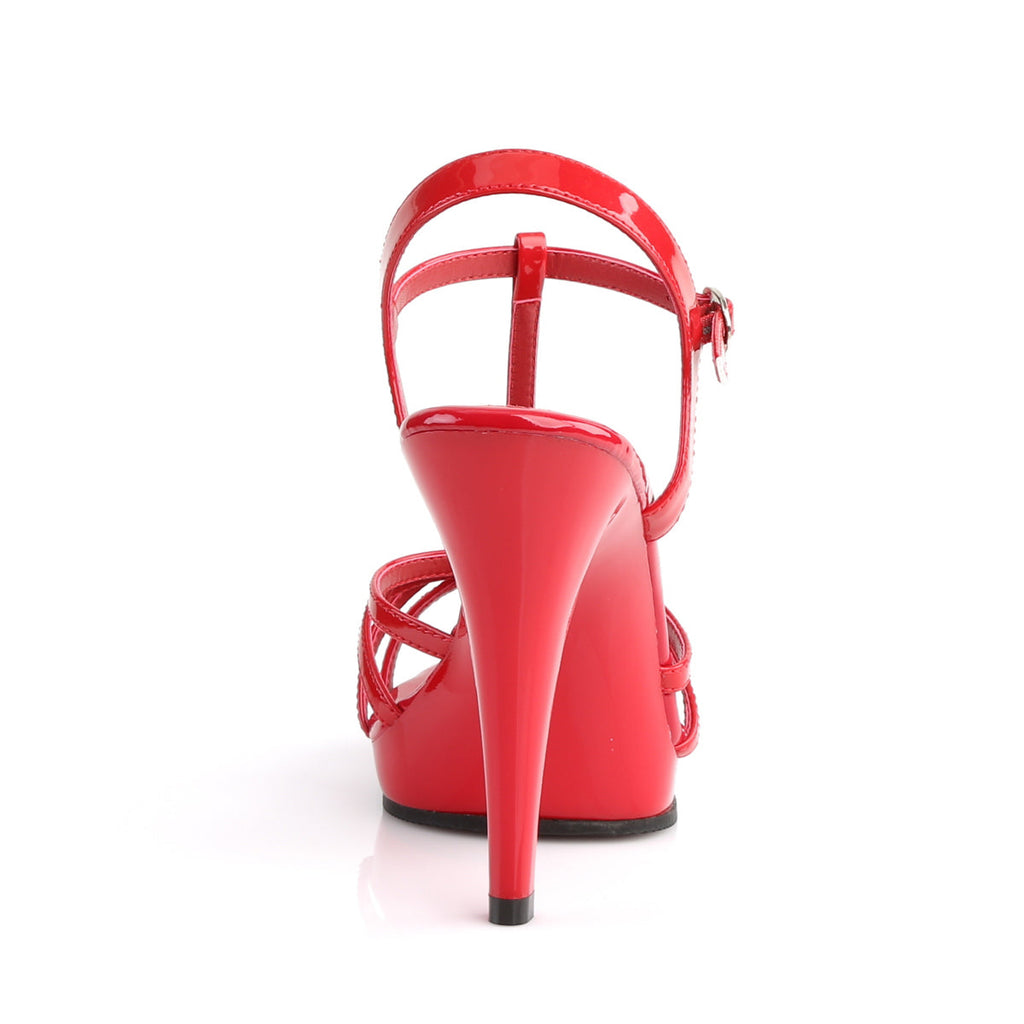 Fabulicious Womens Sandals FLAIR-420 Red Pat/Red