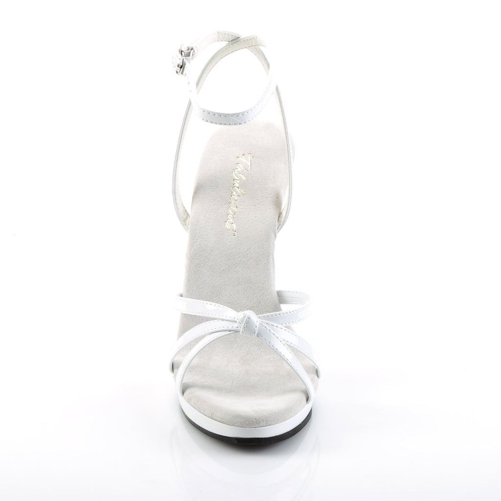 Fabulicious Womens Sandals FLAIR-436 Wht Pat/Wht
