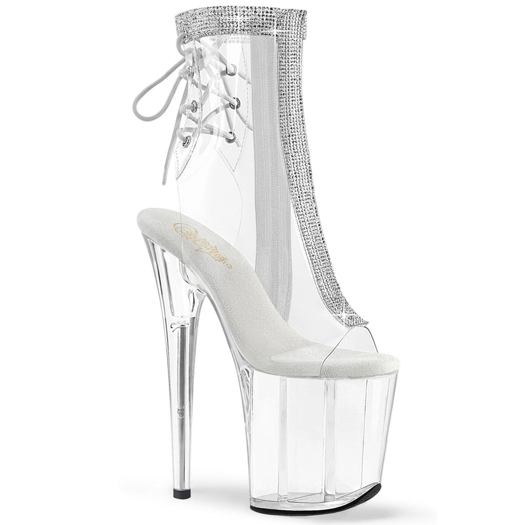 Pleaser   FLAMINGO-1018C-2RS Clr-RS/Clr