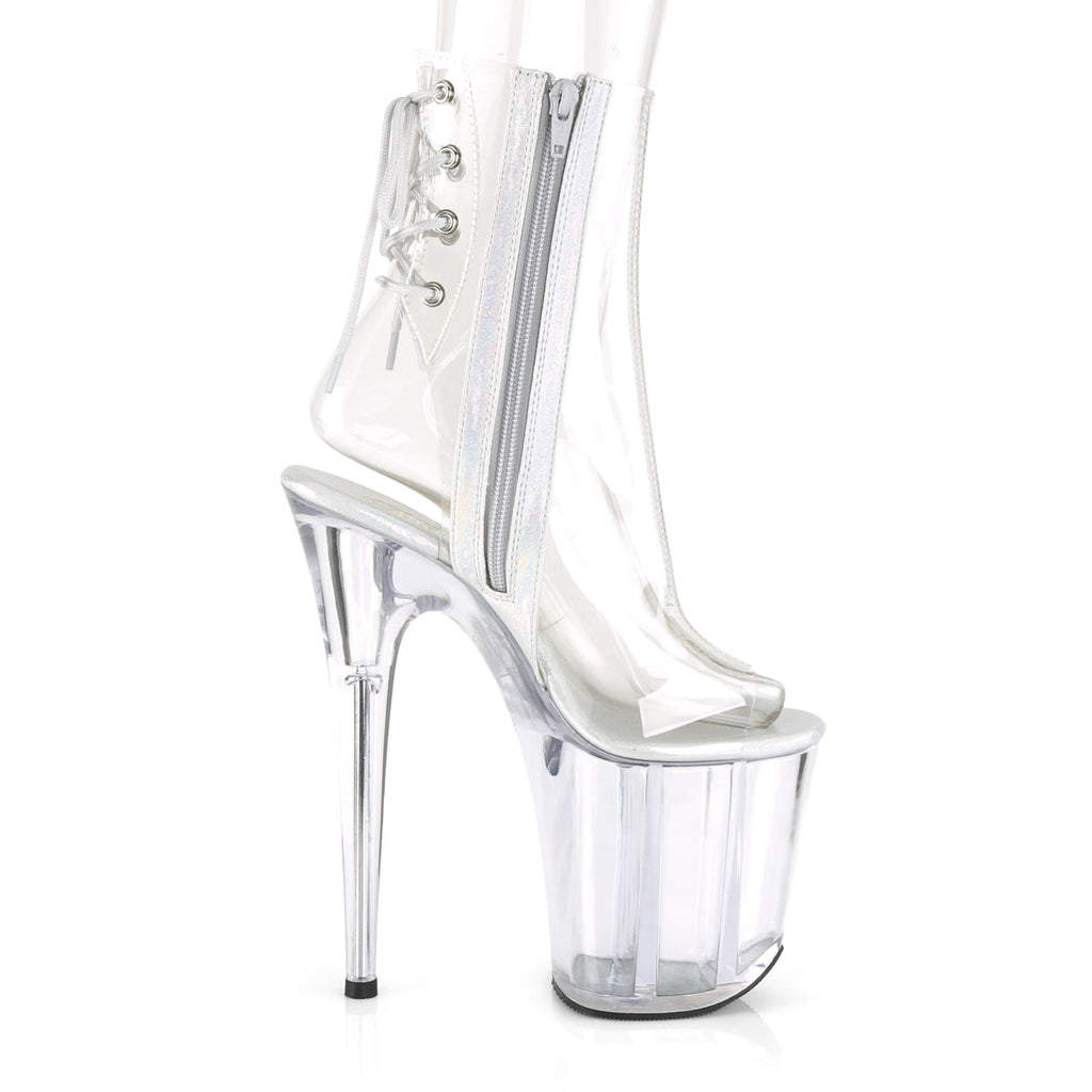 Pleaser Womens Ankle Boots FLAMINGO-1018C Clr/Clr