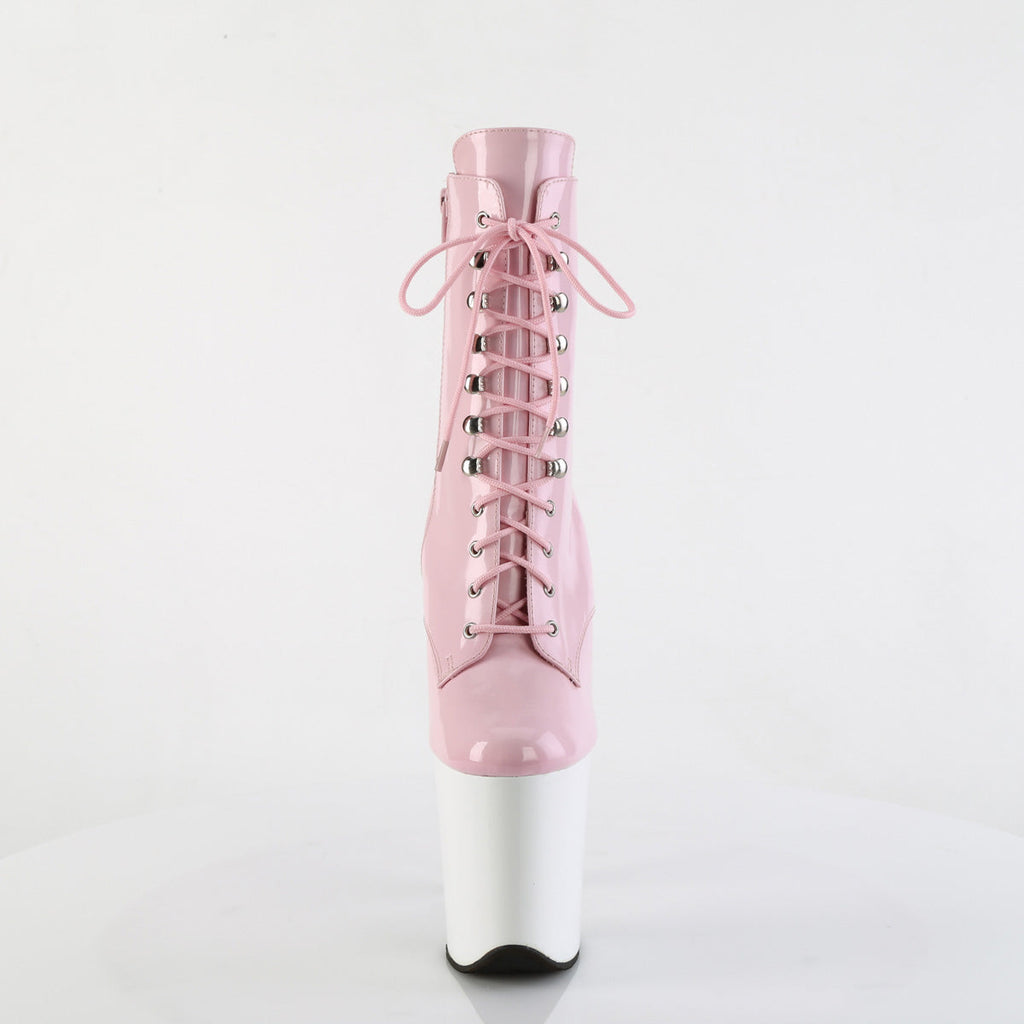 Pleaser   FLAMINGO-1020 B. Pink Pat/Wht