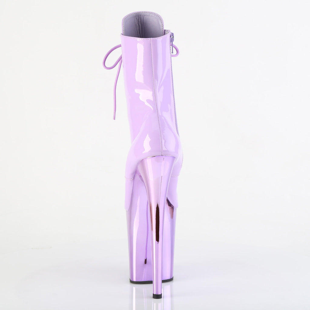 Pleaser Women's Platform Shoes FLAMINGO-1020 Lavender Pat/Lavender Chrome