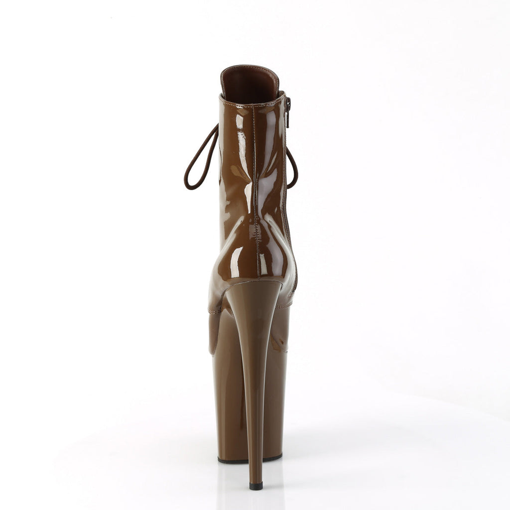 Pleaser   FLAMINGO-1020 Mocha Pat/Mocha