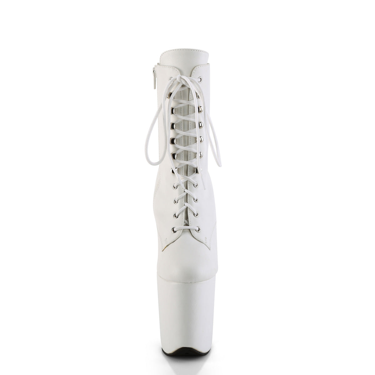 Pleaser   FLAMINGO-1020WR Wht Faux Leather/Wht Faux Leather