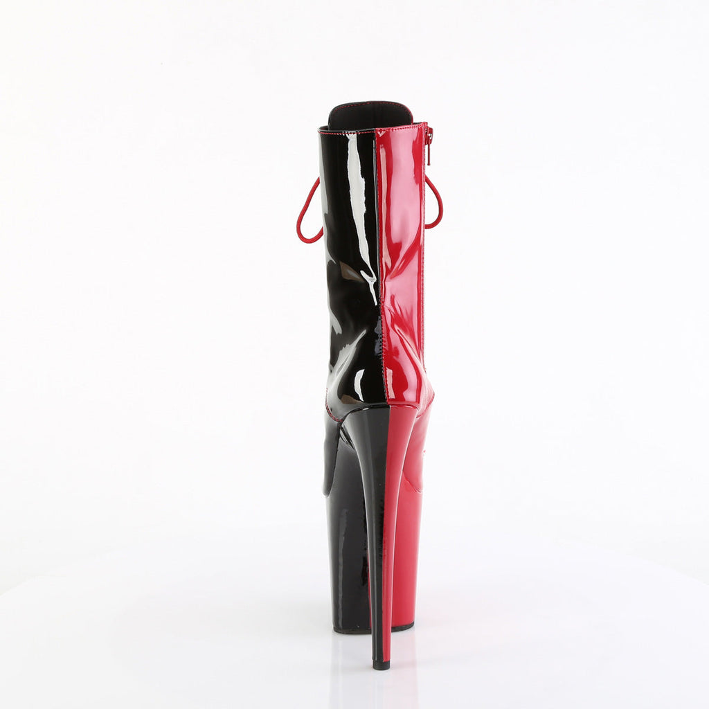 Pleaser   FLAMINGO-1040TT Red-Blk Pat/Red-Blk