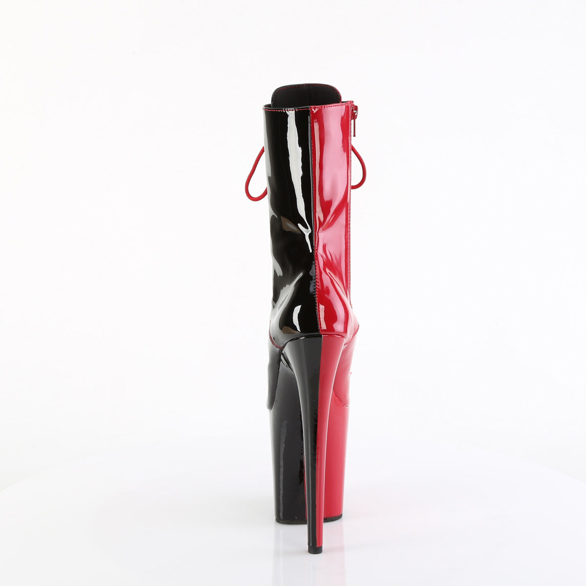 Pleaser   FLAMINGO-1040TT Red-Blk Pat/Red-Blk