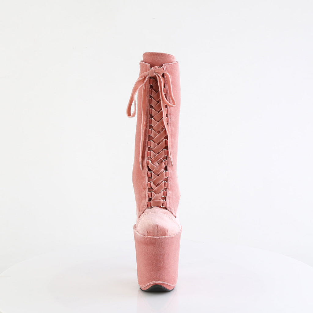 Pleaser   FLAMINGO-1045VEL Dusty Pink Velvet/M
