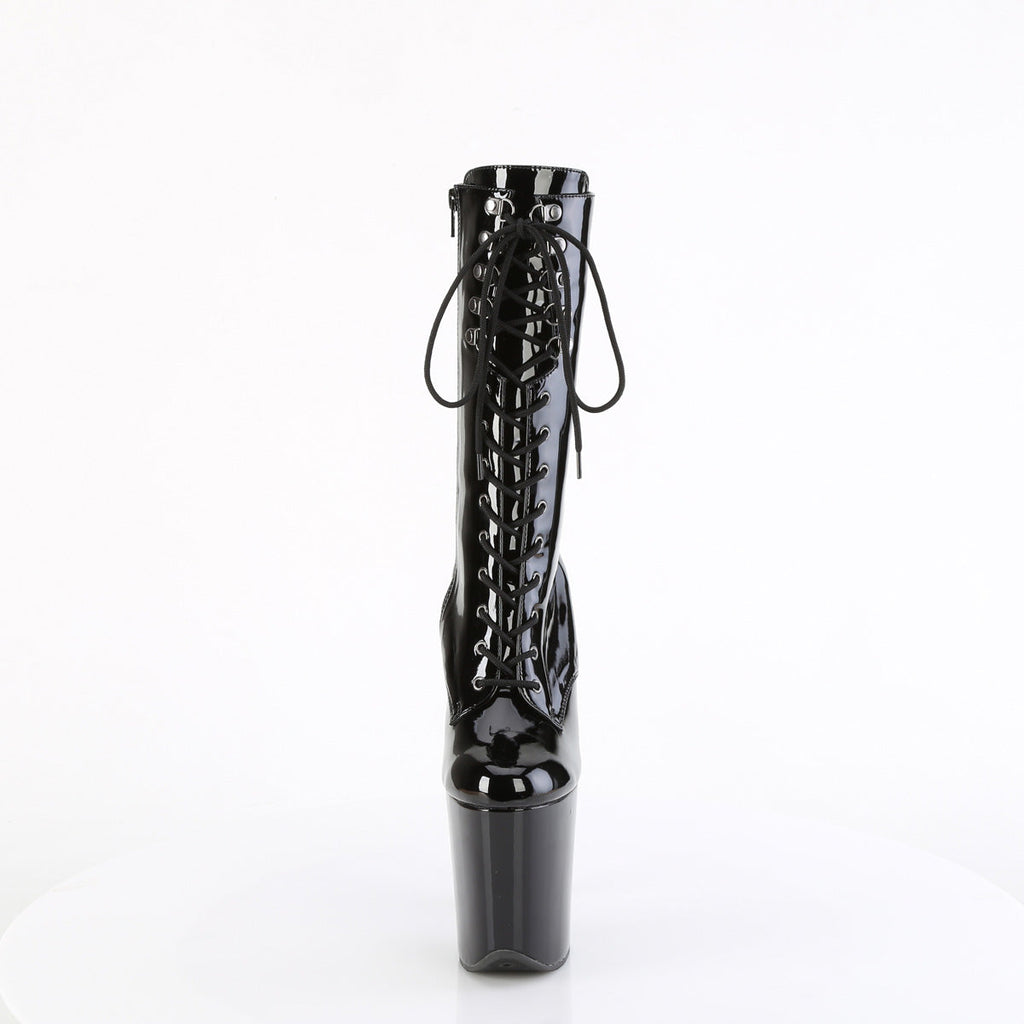 Pleaser   FLAMINGO-1054 Blk Pat/Blk