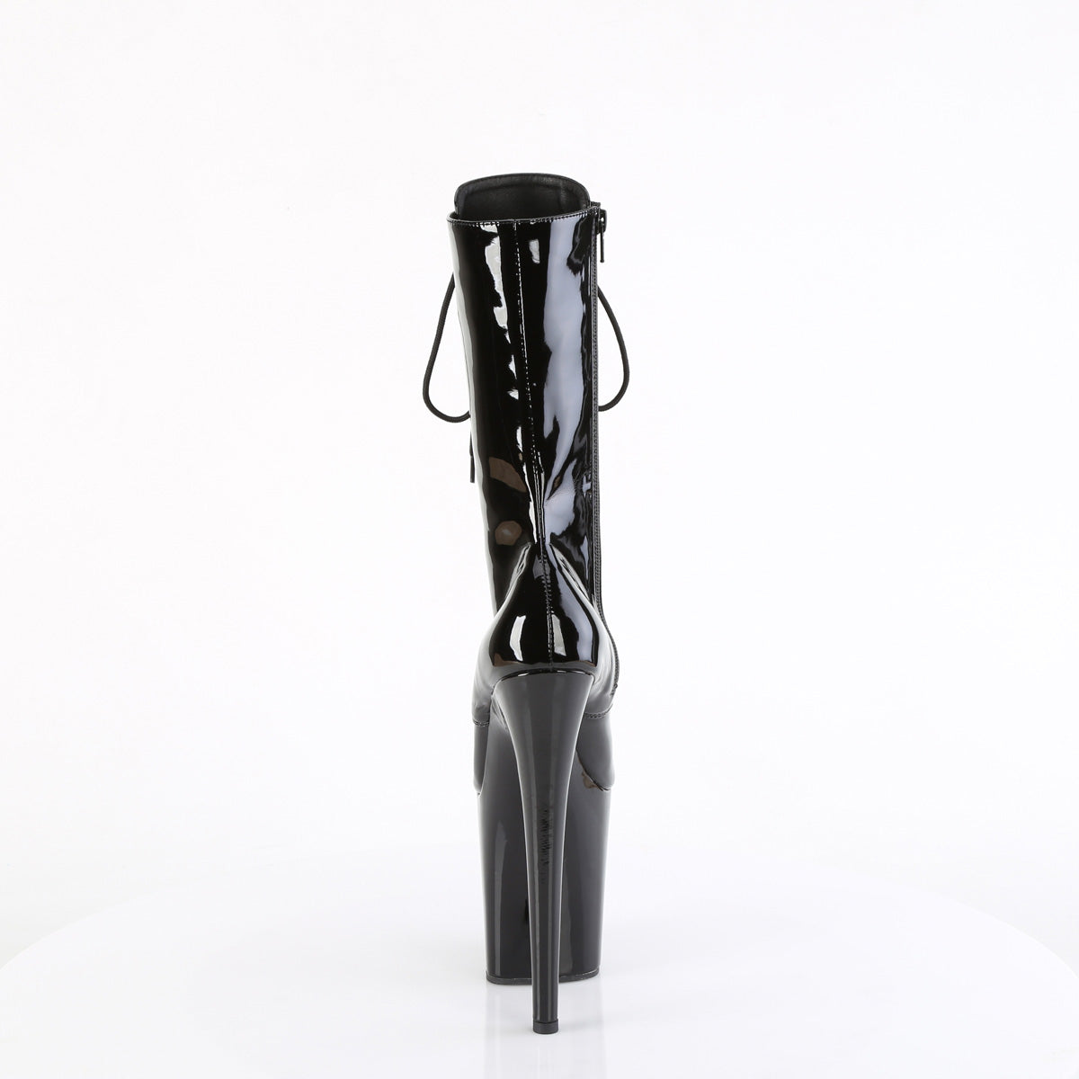 Pleaser   FLAMINGO-1054 Blk Pat/Blk